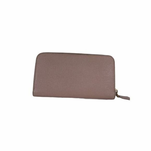 Authentic Fendi Wallet Long Hardware Blush Pink Leather Used Vintage - Picture 2 of 9